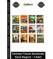 #Magnet Hediyelik Hatıra Turistik Dekoratif Şehir Baskılı İstanbul Temalı Buzdolabı Süsü Magnet