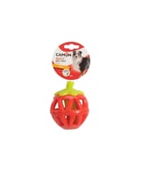 Camon TPR Ödül Hazneli Isırma ve Zeka Geliştirici Çilek Elma Köpek Oyuncağı 13 cm