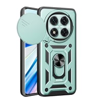 Xiaomi Redmi Note 14 Pro 4g Kılıf Pars Lens Yüzüklü Silikon - Yeşil
