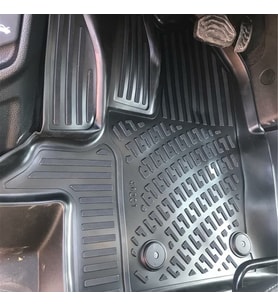 Ford Tourneo Custom 3D Paspas - Siyah, Ön 1+2  2012-2023 Arası