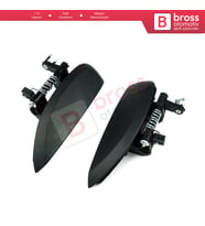 Dacia Sandero Logan MK2 Renault Clio Symbol MK3 için Kapı Dış Açma Kolu Set 806070421R 806067028R