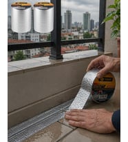 2 Li Set Çok Amaçlı Tamir Bandı Çatı Pvc Boru İzolasyon Bandı
