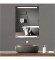 50x70 cm Buğu Çözücülü Kumlamalı Banyo Aynası