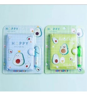 Avakado Defter ve Kalem Seti -Notebook -Defter