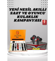 7 Kordonlu Akıllı Saat Ve Kulaklığı Bluetooth Bağlantılı Android Ve İos Uyumlu