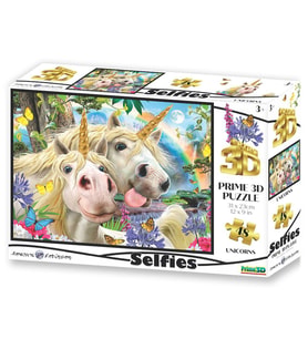 Prime 3D - Unicorn Selfie 48 Parça Puzzle 10693