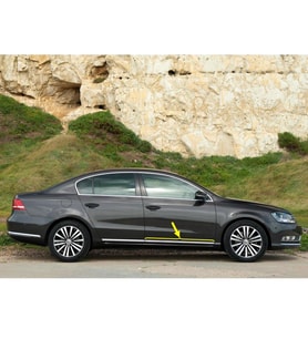 VW Passat B7 2011-2014 Sağ Ön Kapı Alt Krom Çıtası 3AA854940A