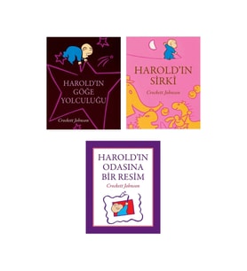 Harold'ın Göğe Yolculuğu + Harold'ın Sirki + Harold'ın Odasına Bir Resim- 3 Kitap Set