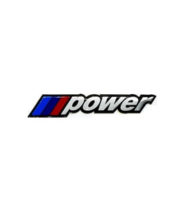 Bmw M Power Logolu Sticker - //M Power Logo Sticker