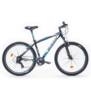 BİSAN MTX 7100 ERKEK DAĞ BİSİKLETİ 48CM V 26 JANT 21 VİTES MAT SİYAH MAVİ