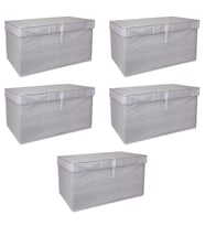Çok Amaçlı Düzenleyici Kutu Organizer Cırt Cırtlı Hurç Mega Boy 40Cm X 30Cm X 70Cm (5 Adet)