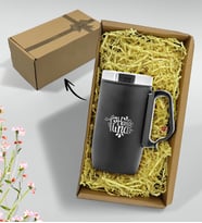 BK Gift Kişiye Özel Hediye Kutulu 5304 Siyah Çelik Termos Bardak 240 Ml
