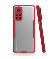 Xiaomi Mi 10T 5G Kılıf Zore Parfe Kenarları Pastel Renk Silikon (Kırmızı)
