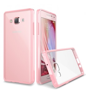 VRS Galaxy A7 2015 ile Uyumlu Crystal Mixx Kılıf Baby Pink