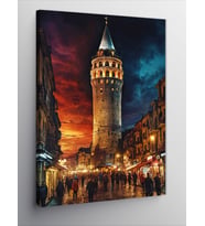 Kanvas Tablo Galata Kulesi