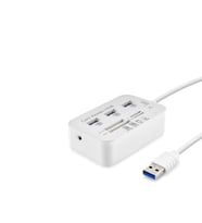 Usb3.0 Hub Combo 3*Usb3.0 + Ms + Sd + M2 + Tf 20Cm Beyaz HDX7028 (Standart)