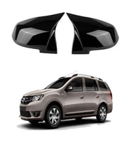 Dacia Logan 2013- Araca Özel Batman Yarasa Ayna Kapağı Pianoblack
