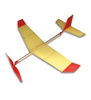 Lastik Motorlu Model Uçak - Maket Uçak - 3D Puzzle - Atmaca
