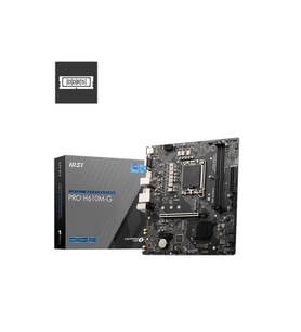 MSI PRO H610M-G DDR5 5600MHZ 1XVGA 1XHDMI 1XDP 1XM.2 USB 3.2 MATX 1700P (12. / 13. VE 14. NESİL İŞLE
