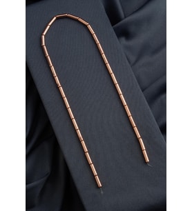 Hematit Doğal Taş Parlak Roz Silindir Kesim 4x13mm Dizi [AA]