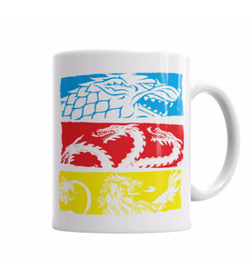 Game of  Thrones Kupa Bardak Porselen