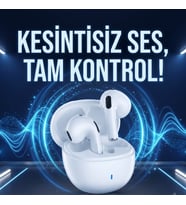 Profesyonel TWS Bluetooth Kulaklık, Düşük Gecikmeli Ses, HD İletişim, Type-C Hızlı Şarj, Uzun Ömürlü