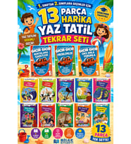 1. Sınıftan 2. Sınıfa Geçenler İçin 13 Parça Harika Yaz Tatil Tekrar Seti