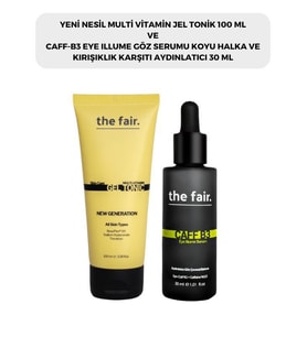the fair. Multi Vitamin Jel Tonik 100 ml ve Aydınlatıcı Göz Çevresi Serumu 30 ml