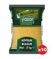Yazar Köftelik Bulgur 2 Kg. x 10 Paket