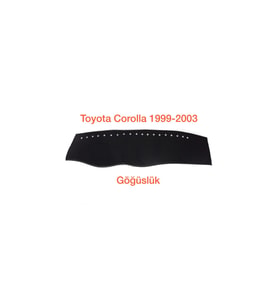 HALI KUMAŞ TOYOTA COROLLA 1999-2003 ARASI TORPİDO KORUYUCU ÖRTÜ
