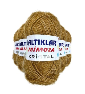 5 Adet Mimoza Kristal Işıltılı Şal Patik Yelek İpi 54