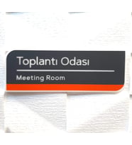 Sporty Serisi Toplantı Odası Kapı İsimliği