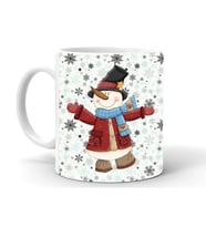 Yılbaşı Noel Temalı Baskılı Seramik Beyaz Kupa 83