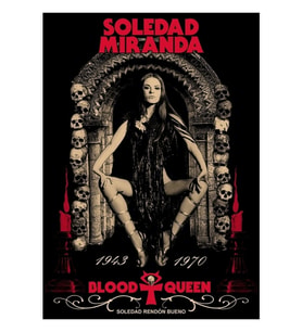 Soledad Miranda Tribute Tablo Ahşap Poster Dekoratif