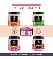 Lazer Peeling Epilasyon Peeling Batık & Çilek Bacak Onarıcı 4 X 800g + 4lü Karınca Yumurtası Yağ