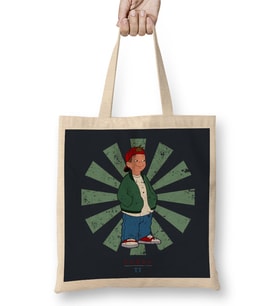 TJ Retro Japanese Recess Bez Çanta Uzun Saplı