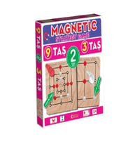 1531549 Manyetik Strateji Oyunları 9 Taş + 3 Taş -Dıytoy