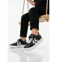 Hummel Siyah Cırtlı Hafif Cilt Unisex Çocuk Spor Ayakkabı 900869 Hml Malmo Jr