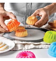 12 Adet Siyah Silikon Kek Kalıbı Muffin Kek Kalıbı