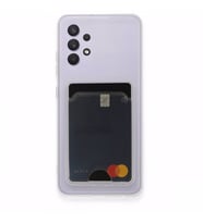 Samsung GALAXY A72 İLE UYUMLU ŞEFFAF KARTLIKLI TELEFON KILIFI CARDCASE