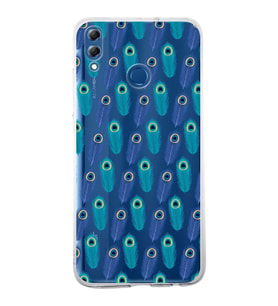 PrintiFy Huawei Honor 8X ile Uyumlu 1mm Slim Fit Nazar Boncuğu 4 Baskılı Şeffaf  Kılıf