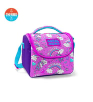 Coral High Kids Mor Açık Pembe Unicorn Desenli Thermo Beslenme Çantası 11820