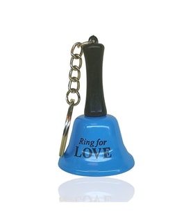 Anahtarlık Resepsiyon  Zil Ring For Love Mavi