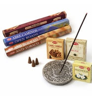7 Parça Hediyelik Tütsü Seti – Gold Hayat Ağacı Tütsülük + 3’lü Tütsü Çeşidi + 3’lü Koni Tütsü (Metal)