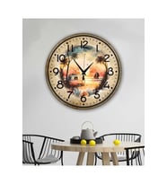 bilge Tasarım Retro Duvar Saati 40 x 40 CM (Karışık)