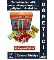 Çocuk Temel Matematik Bilgisi El-Göz Koordinasyonu Algı Psikomotor Gelişimi Eğitici MATEMATİK OYUNU