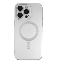 iPhone 14 Pro Kılıf Moshi Lens Magneticsafe Silikon - Gümüş
