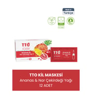 TTO Thermal Ananas & Nar Çekirdeği Kil Maskesi 12'li – Arındırıcı & Canlandırıcı Cilt Bakımı