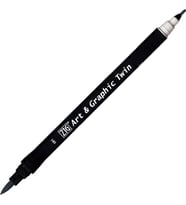 Zig Art & Graphic Twin Marker Çizim Kalemi 81 Silver Grey 