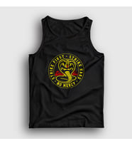 Presmono Unisex Siyah Strike First Logo Karate Cobra Kai Atlet 472423tt